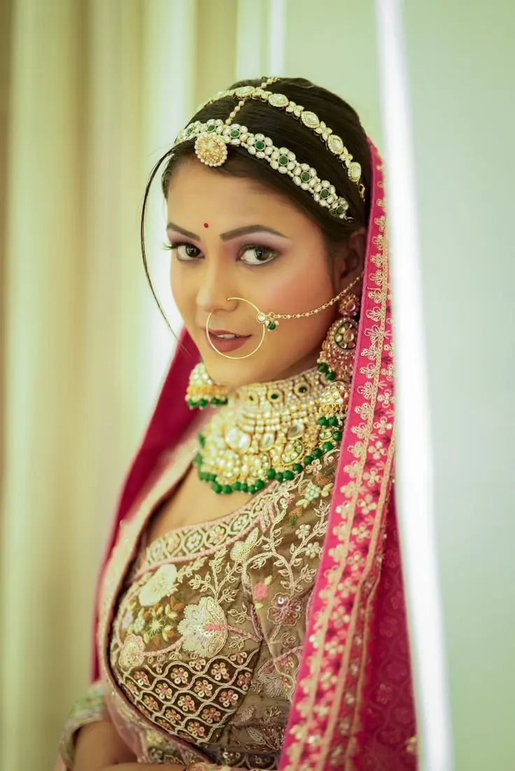 New Look Salon reception bridal makeup Jaipur