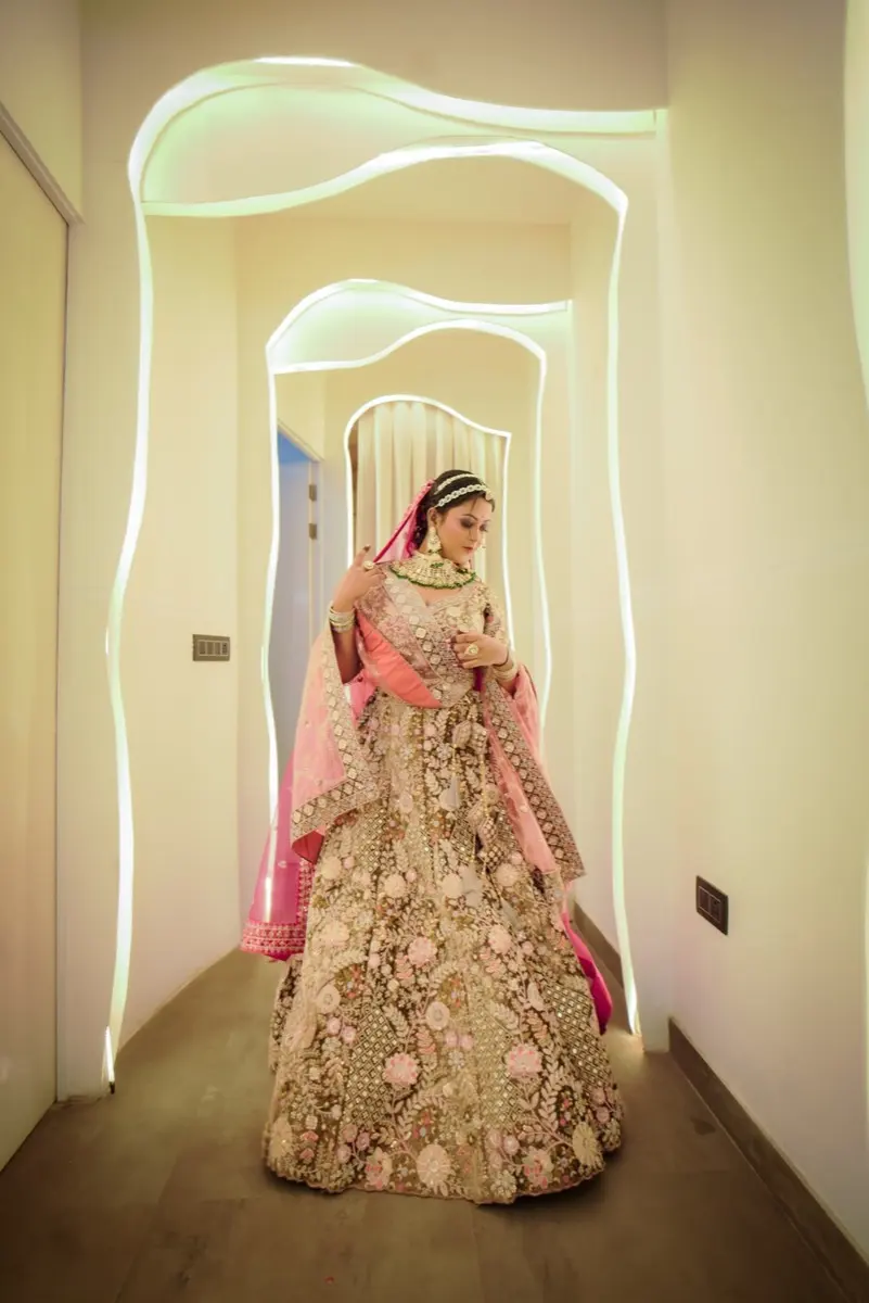 New Look Salon bridal makeup Jaipur — real bride