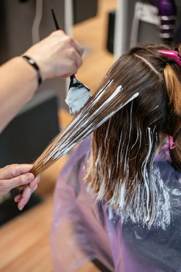hair color near me Jaipur salon result
