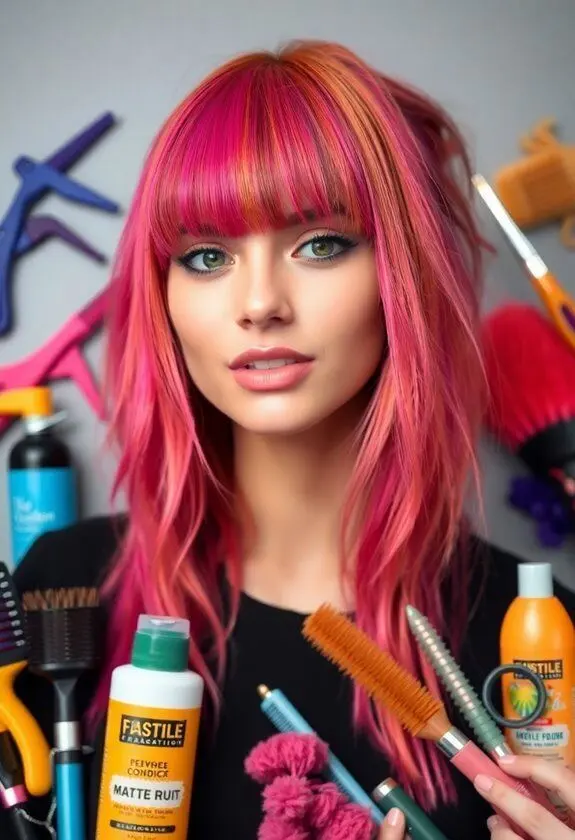 hair colour salon Jaipur styling finish