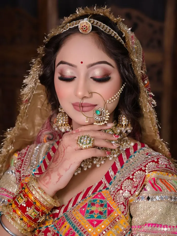 Best bridal makeup Jaipur HD golden hour