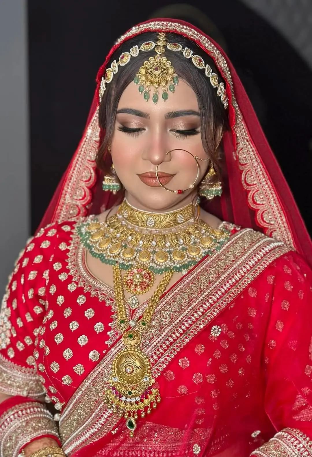 Huvdra HD bridal makeup Jaipur luminous